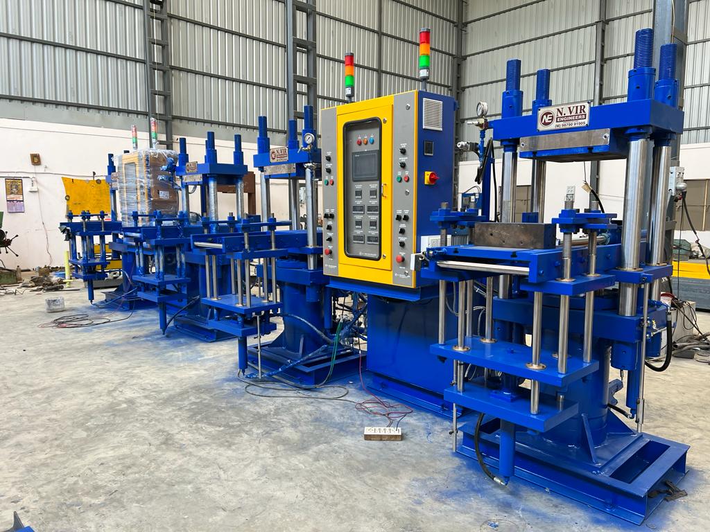 Hydraulic Rubber Moulding Press Machine Platan size 16x16 = 100 Ton