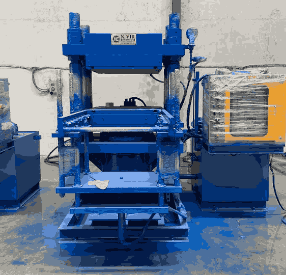 Hydraulic Rubber Moulding Press Fully Automation Machine Platan size is 16x16 = 100 Ton